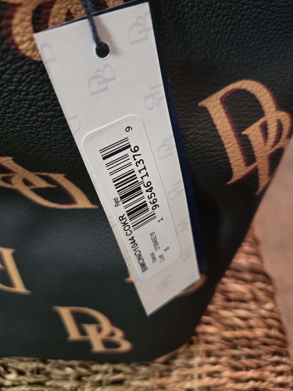 Dooney & Bourke Monogram Flynn Large Tote Bag Brown Tmoro NWT